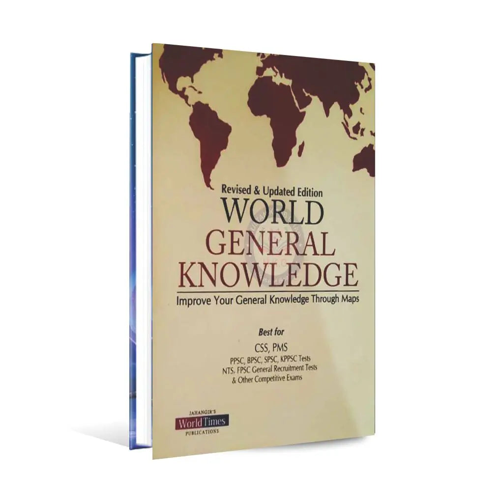 JWT World General Knowledge Book For CSS, PMS, By Abdul Rasheed Multan Kitab Ghar