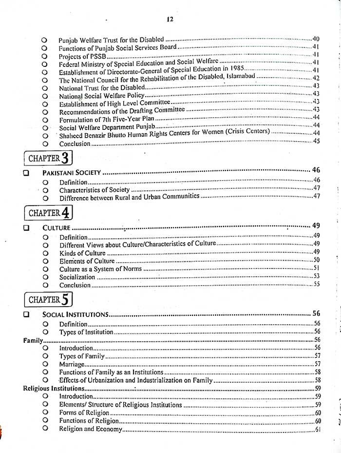JWT An Introduction to Social Work CSS Exam Guide by Waqar Aziz - MKG