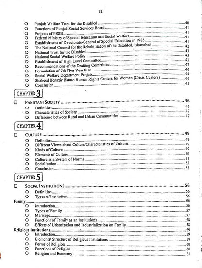 JWT An Introduction to Social Work CSS Exam Guide by Waqar Aziz - MKG