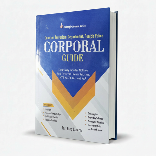 JWT Corporal Guide Counter Terrorism Department Punjab Police MKG