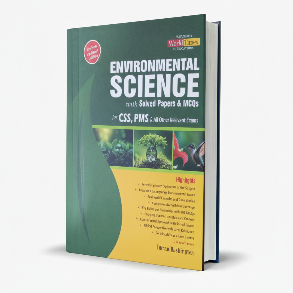 JWT Environmental Science with MCQs Book for CSS by Imran Bashir MKG