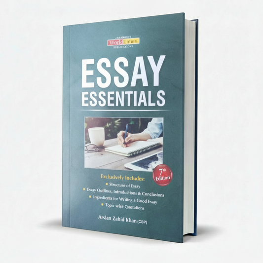 JWT Essay Essentials Book 5th Edition for CSS PMS By Arslan Zahid MKG