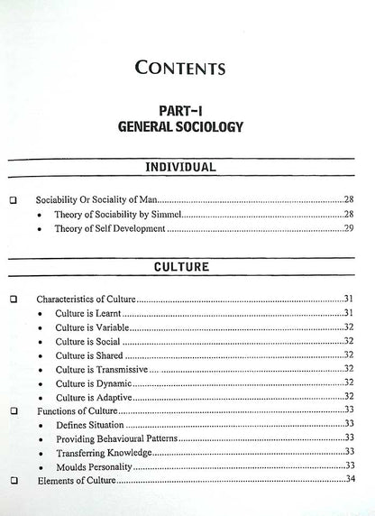 JWT Sociology Book for CSS, PMS, PCS All Other Relevant Exams By Jawad Tariq - MKG