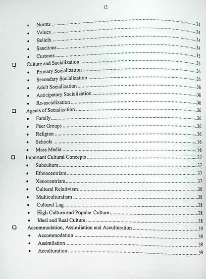 JWT Sociology Book for CSS, PMS, PCS All Other Relevant Exams By Jawad Tariq - MKG