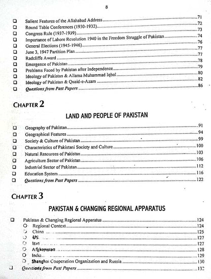 JWT To the Point Pakistan Affairs Book for CSS, PMS & Other Exams by Dr. Liaquat Niazi