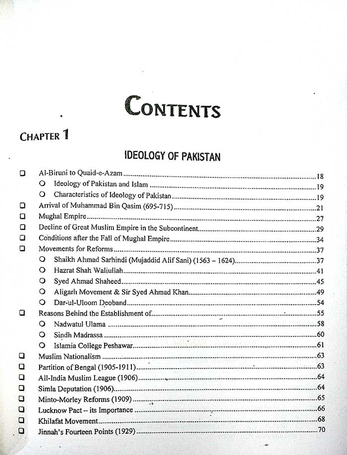 JWT To the Point Pakistan Affairs Book for CSS, PMS & Other Exams by Dr. Liaquat Niazi