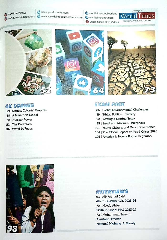 JWT World Times Magazine CSS Vol 19 Issue VI June 2026 - MKG