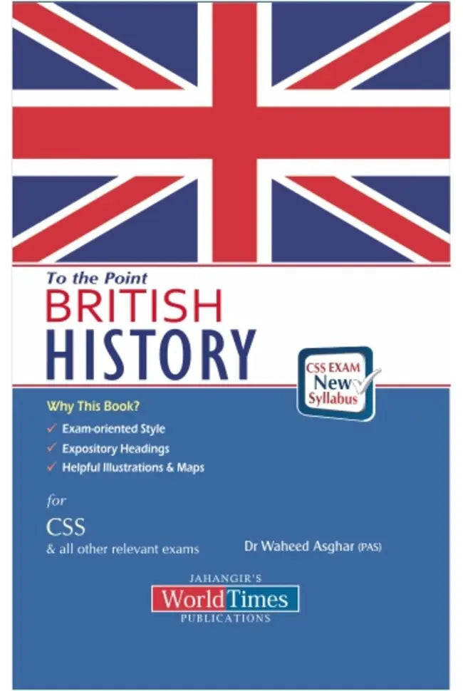 Jahangir To The Point British History Book for CSS By Dr Waheed Asghar Multan Kitab Ghar