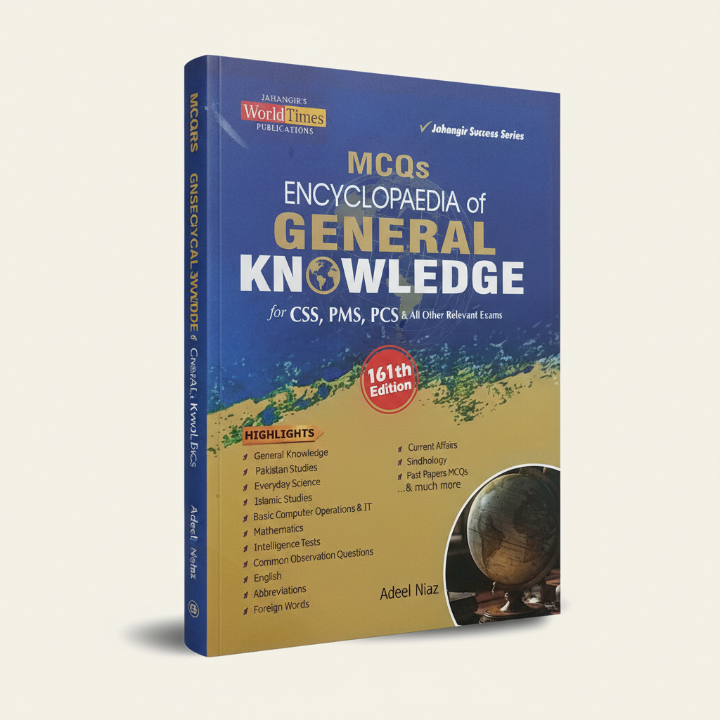 Jahangir Encyclopedia of General Knowledge MCQs Book For CSS PMS PCS By Adeel Niaz New 161 Edition of 2026 MKG