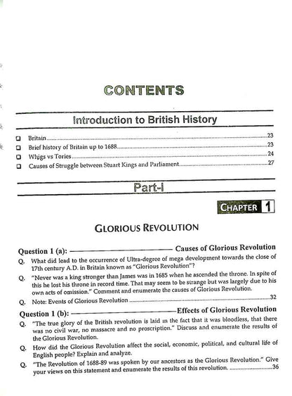 Jahangir To The Point British History Book for CSS by Dr. Waheed Asghar - MKG