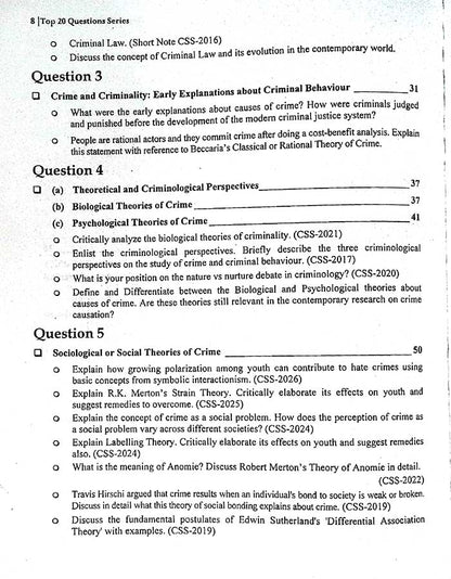 Jahangir World Times Criminology Book For CSS PMS PCS by Muhammad Zubair