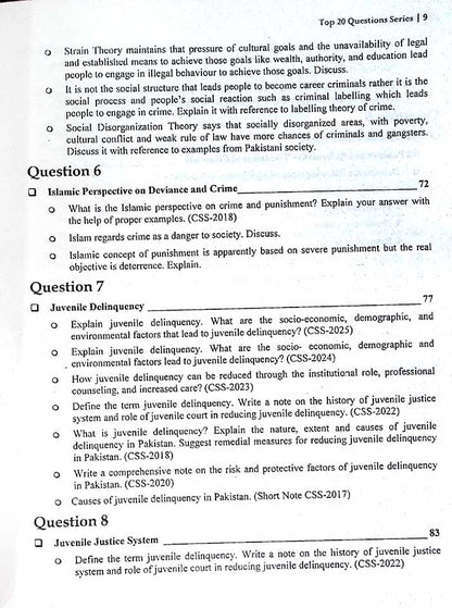 Jahangir World Times Criminology Book For CSS PMS PCS by Muhammad Zubair