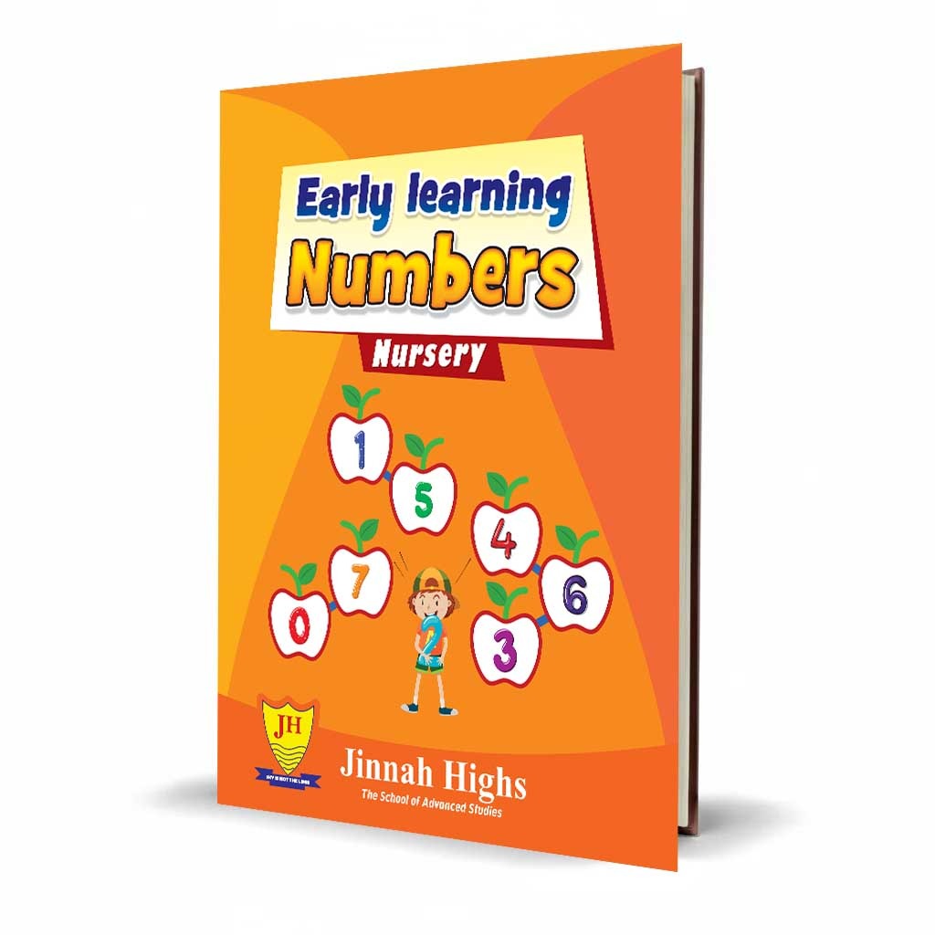 Jinnah Highs Early Learning Numbers Nursery Tear Pad | Kids Math Book