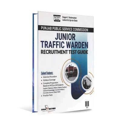 Junior Traffic Warden Recruitment test Guide By Dogar Brothers