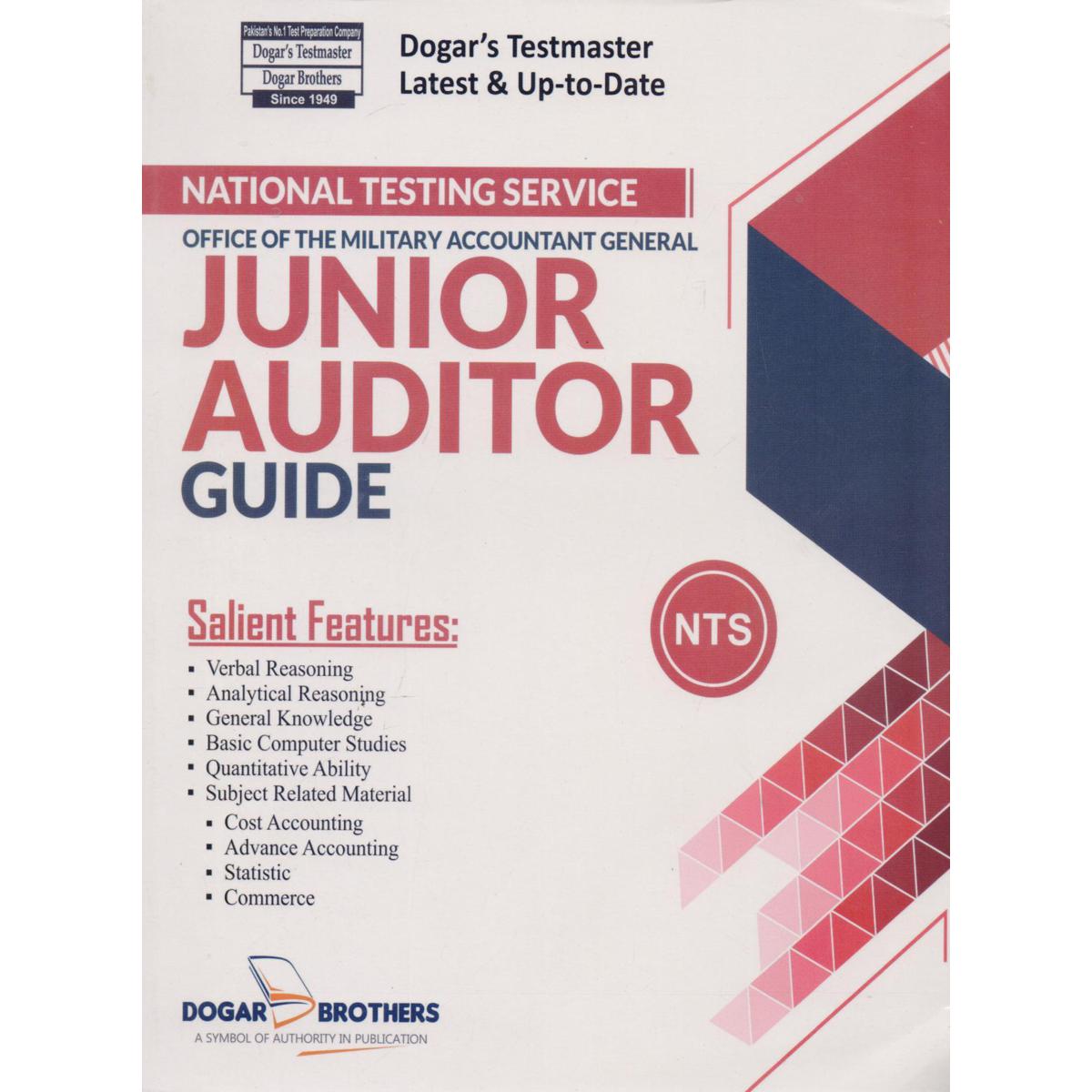 Junior Auditor Guide For NTS By Dogar's Brothers - Multan Kitab Ghar