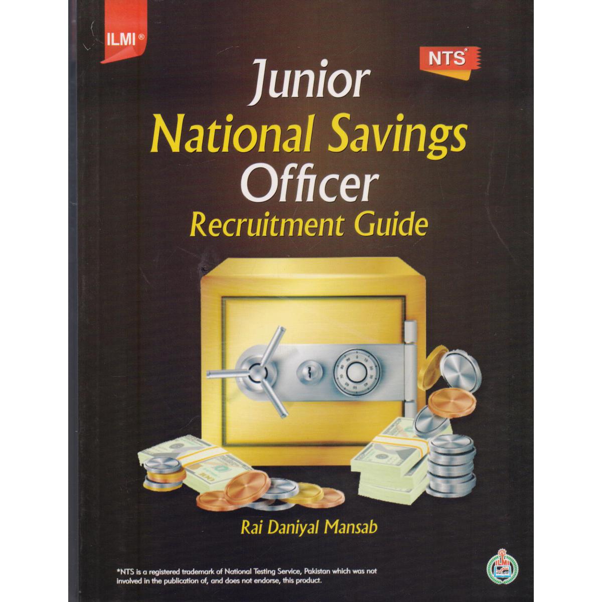 Junior National Savings Officer Recruitment Guide by Rai Daniyal Mansab - Multan Kitab Ghar