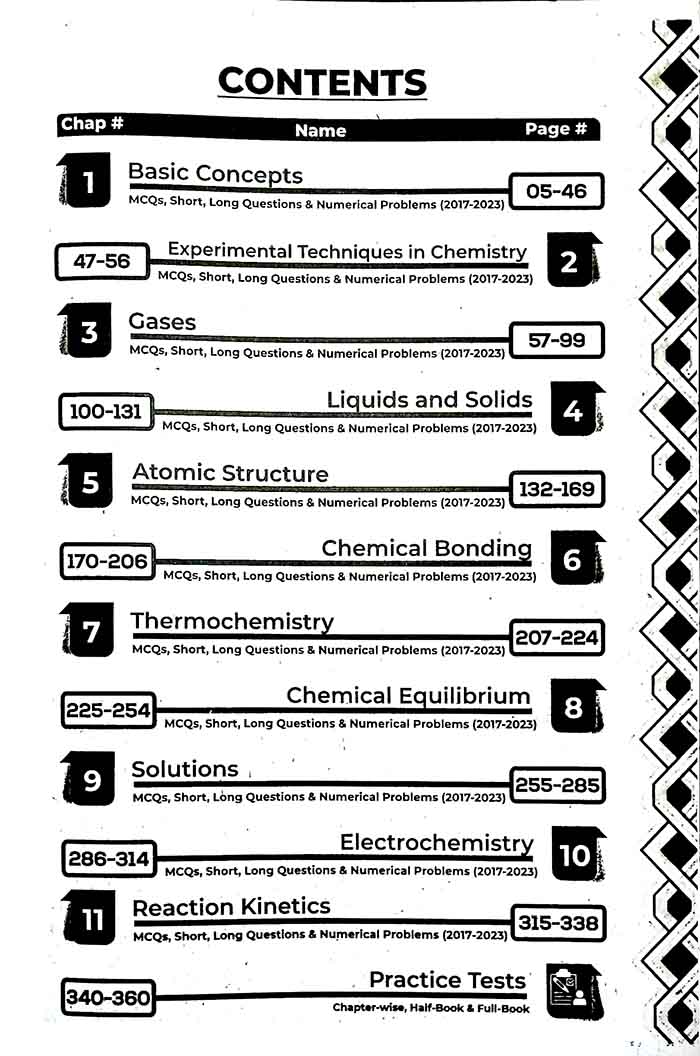 Scholar Series up to date solved papers of Chemistry for Class 11 by Scholar Publications Multan Kitab Ghar