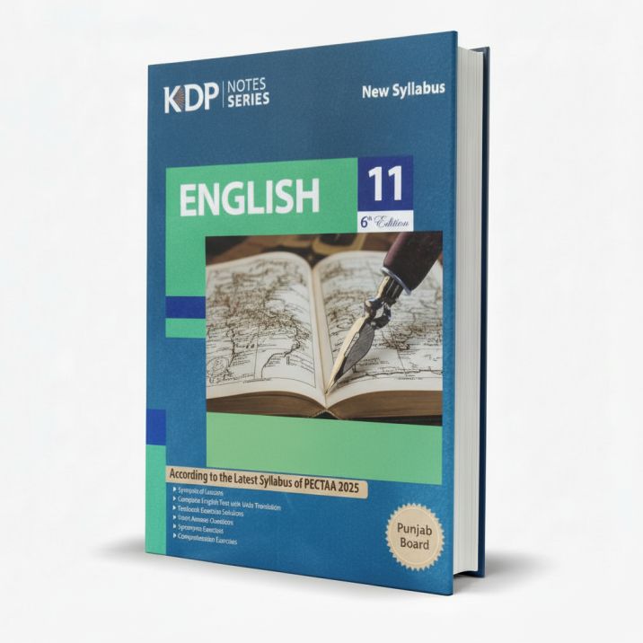 KDP Notes Series New Syllabus English Class 11 6th Edition Punjab Board MKG