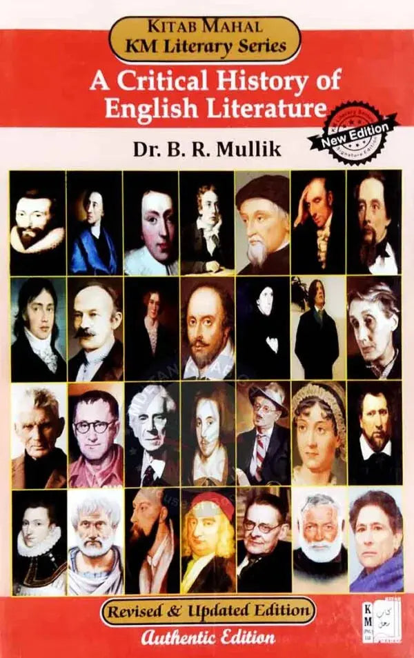 KM A Critical History of English Literature Novel by DR. B.R Mulik Multan Kitab Ghar