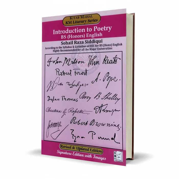 KM Introduction to Poetry BS (Honors) English By Sohail Raza Siddiqui