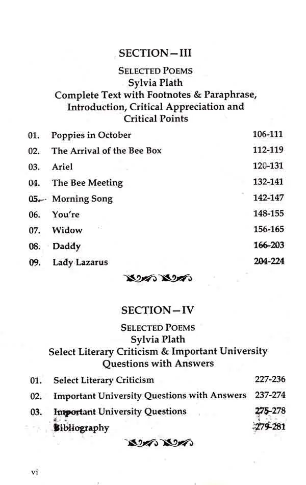 KM Literary Series Selected Poems Book by Sylvia Plath