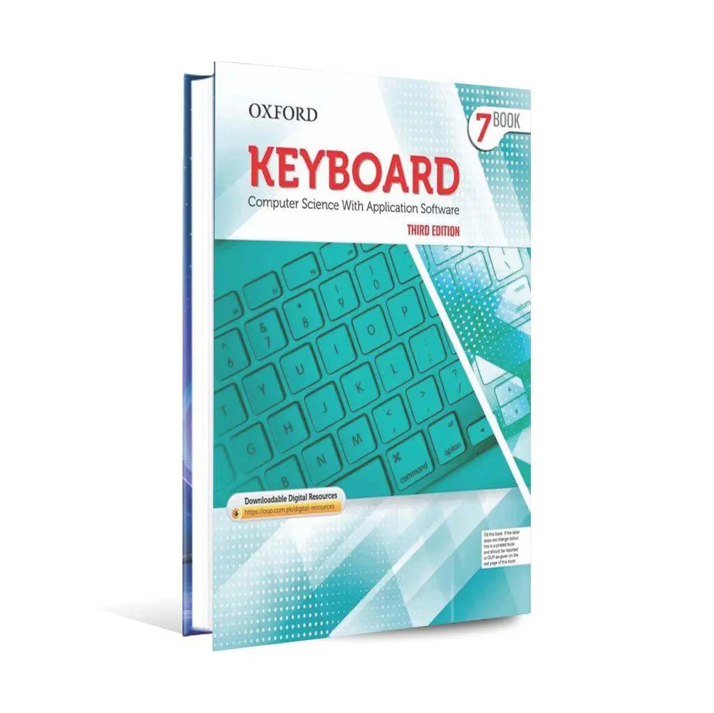 Keyboard Computer Science with Application Software Book 7 Third Edition By Oxford Multan Kitab Ghar