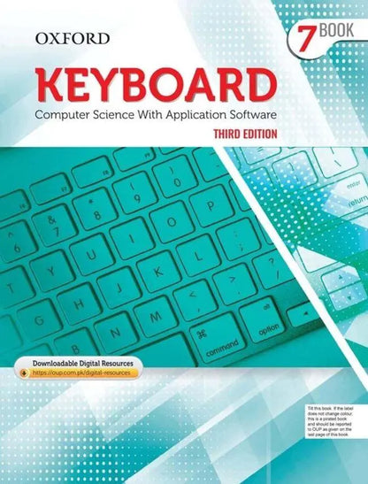 Keyboard Computer Science with Application Software Book 7 Third Edition By Oxford Multan Kitab Ghar