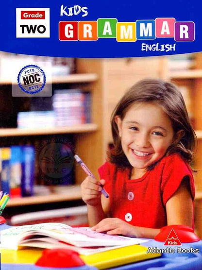 Kids Grammar English Book for Grade Two by Javed Publisher Multan Kitab Ghar