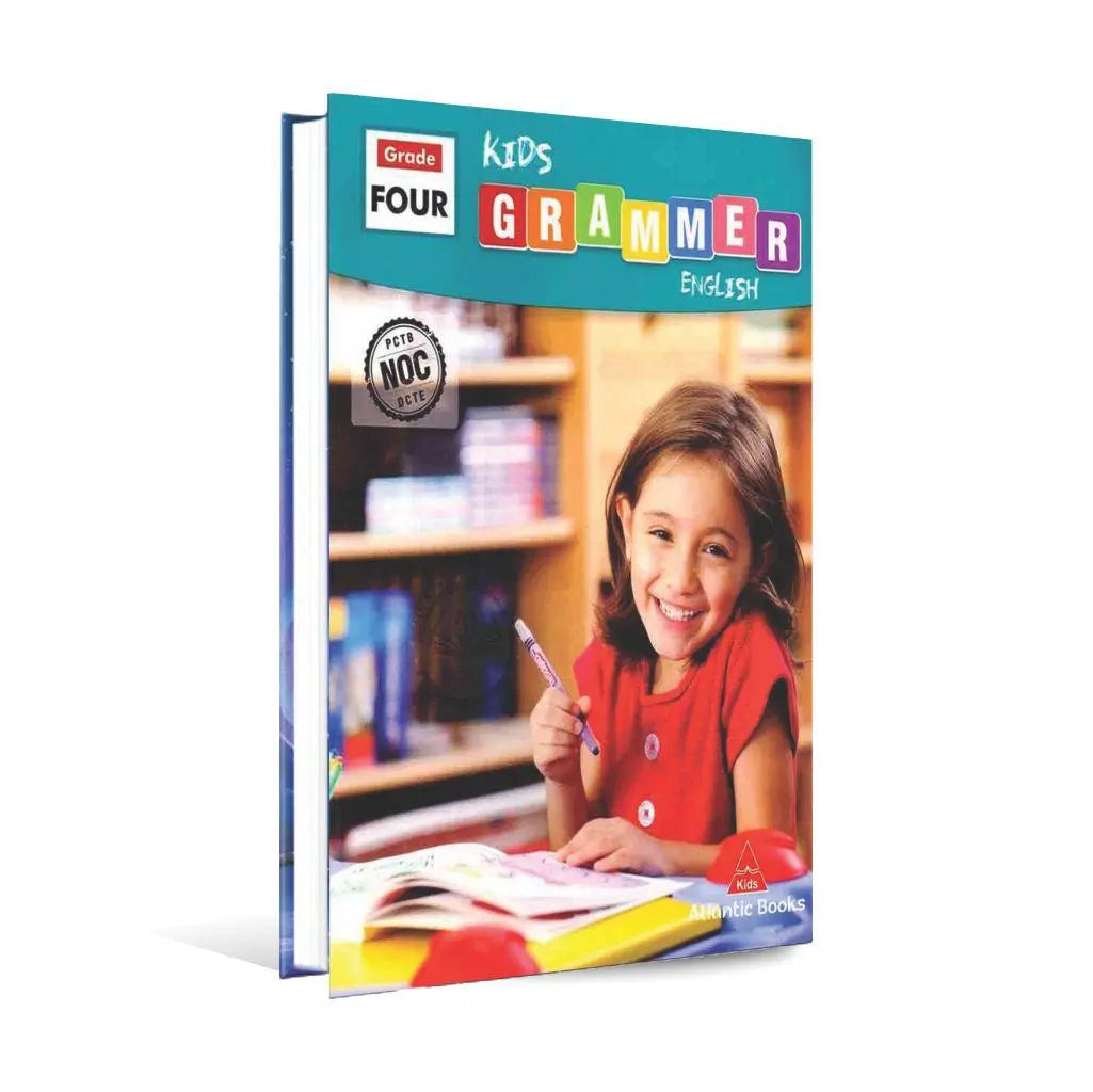 Kids Grammar English Book for Grade Four by Javed Publisher Multan Kitab Ghar