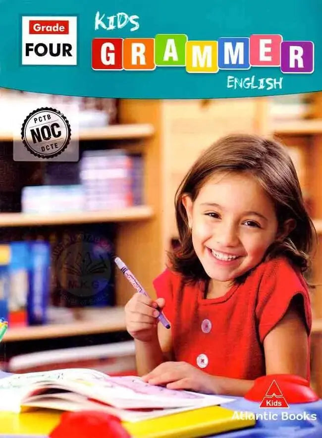 Kids Grammar English Book for Grade Four by Javed Publisher Multan Kitab Ghar