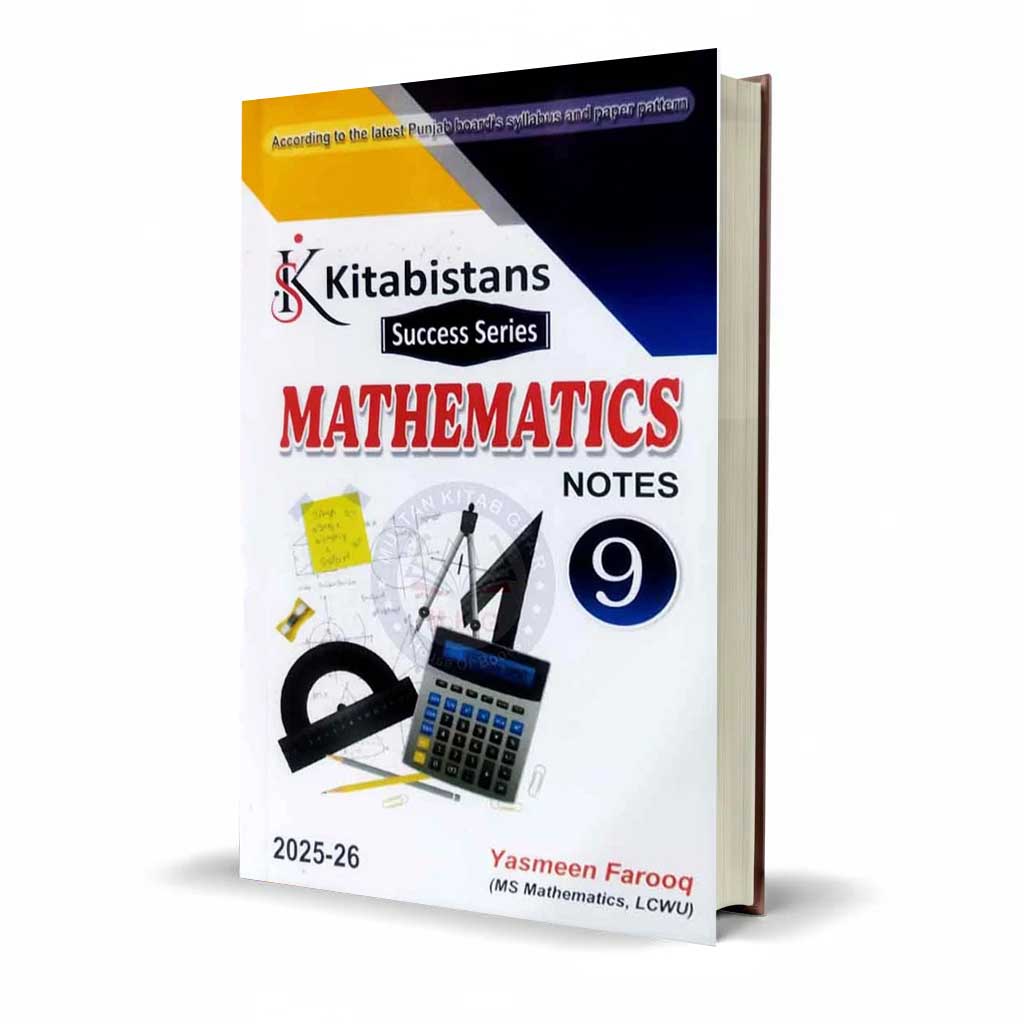 Kitabistan Success Series Mathematics Notes for Class 9 (2025-2026)