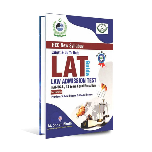 LAT Guide Law Admission Test Book By M. Sohail Bhatti Multan Kitab Ghar