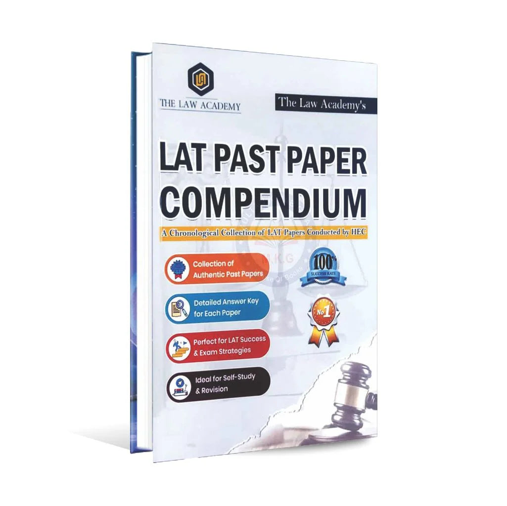 LAT Past Paper Compendium with MCQs By The Law Academy Publication Multan Kitab Ghar