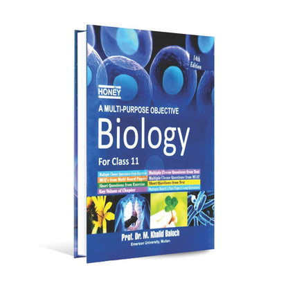 Honey Biology A Multi-Purpose Objective Book for 1st Year with MCQs By Prof. M. Khalid Baloch