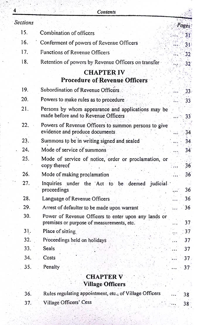 Land Revenue Act 1967 Bare Act | Mansoor Law Book House Pakistan
