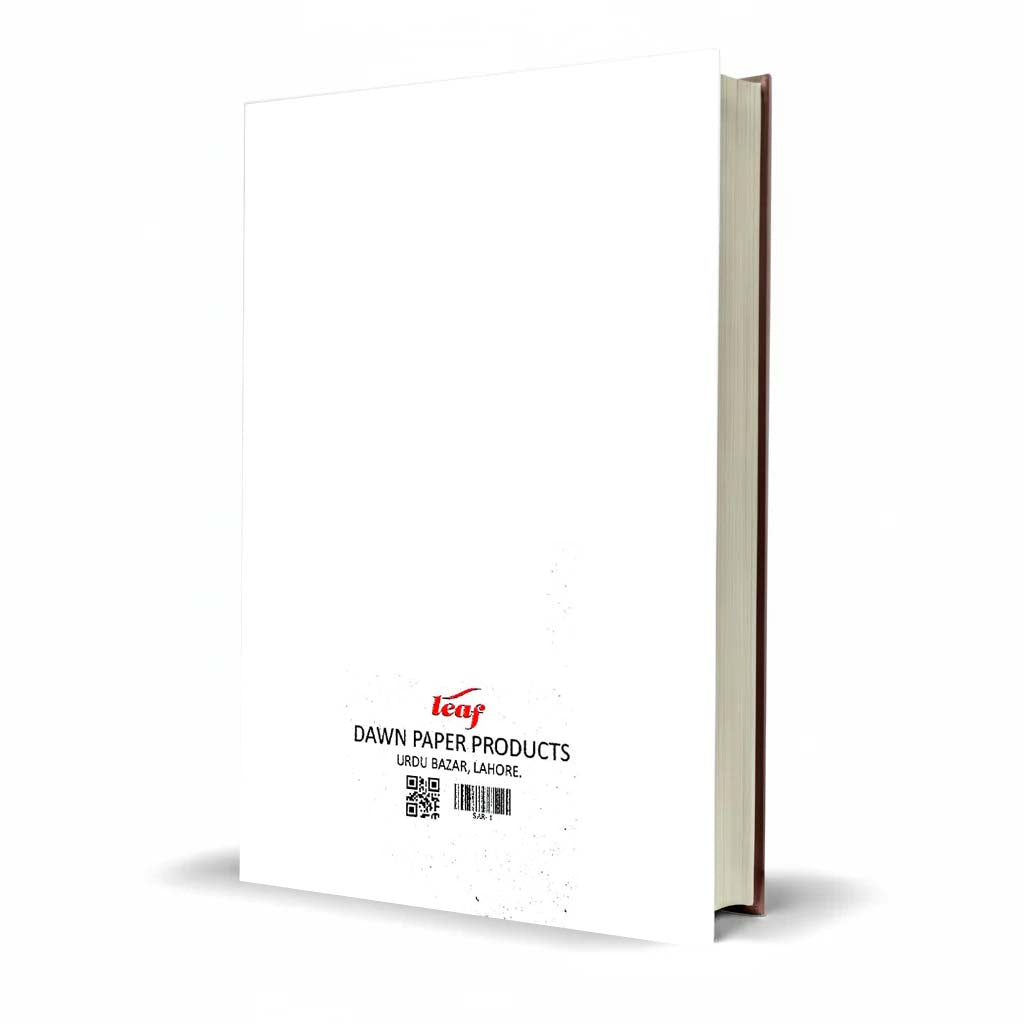 Leaf Student Attendance Register in English School Record Book