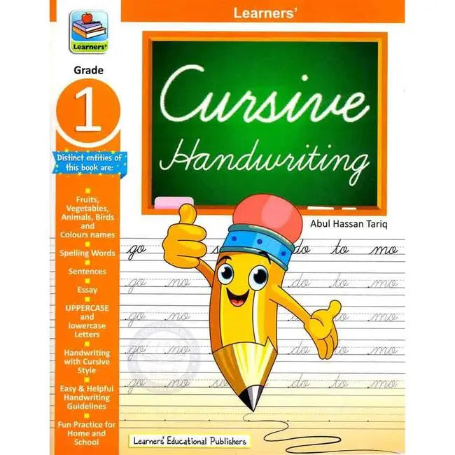 Chapter 1 In Cursive Learners Cursive Handwriting Book for Class 1 by Abul Hassan Tariq ...
