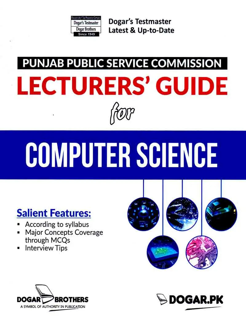 Lecturer's Guide Book for Computer Science by Dogar Brothers Multan Kitab Ghar