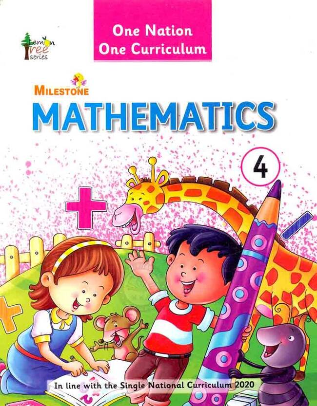 Lemon Tree Series Milestone Mathematics Book For Class 4 Multan Kitab Ghar