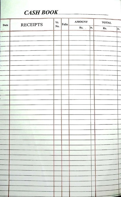 Lucky Cash Register in English Cash Record Book