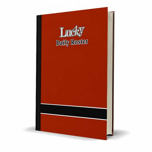 Lucky Daily Roster Register in English Office Record Book 