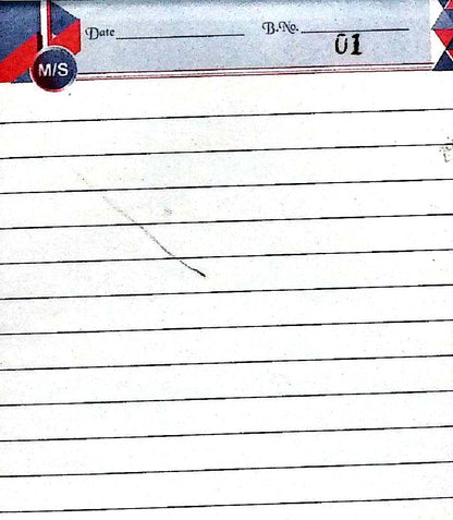 Lucky Invoice Book 100 Bills Code 016