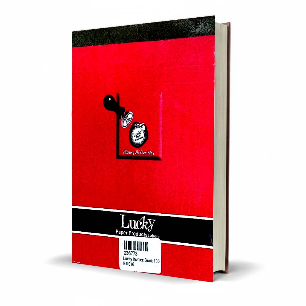 Lucky Invoice Book 100 Bills Code 016