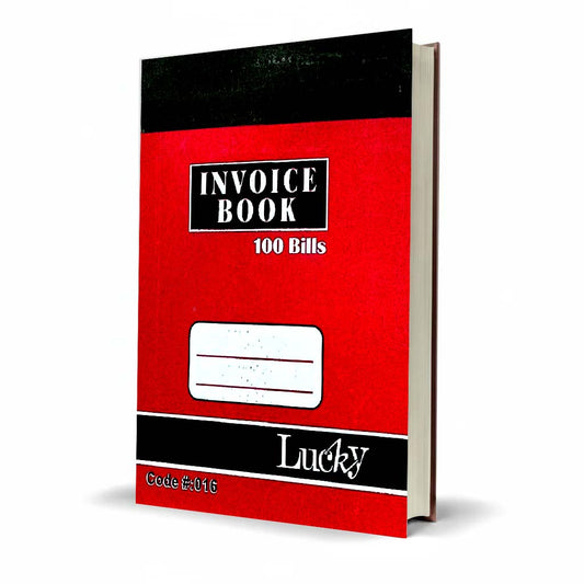 Lucky Invoice Book 100 Bills Code 016