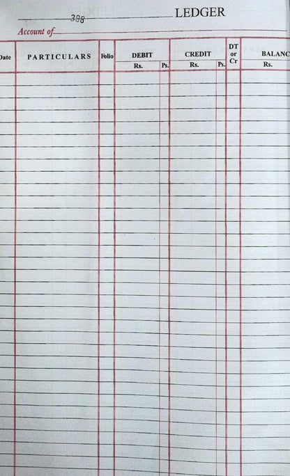 Lucky Khata Banam Register (English) Accounting Record Book