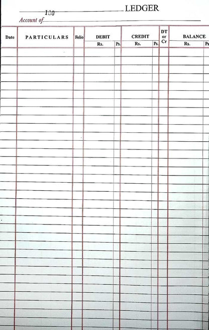 Lucky Ledger Register (English) Office Accounting Record Book