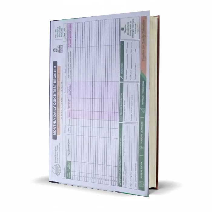 Lucky Monthly Daily Quick Test Register No. 4 | Stationery