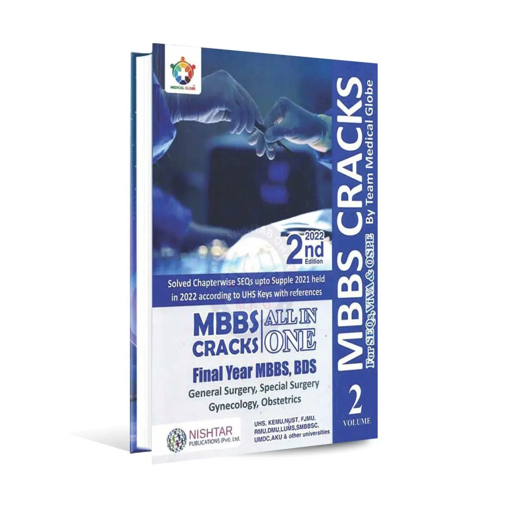 MBBS BDS Cracks All-in-One Final Year Book Vol 2 – 2nd Edition 2022 by Dr. M. Sufyan Akhtar Nishtar Publications