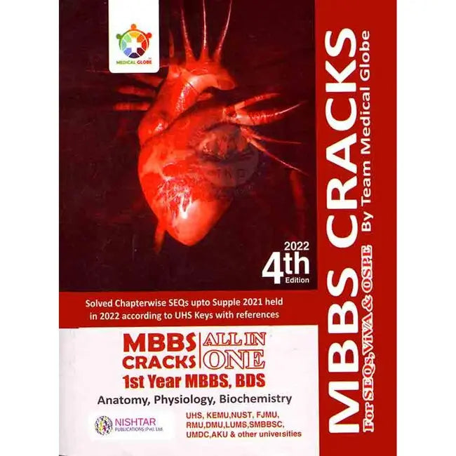 MBBS Cracks UHS SEQs Book For 1st Year By Sufyan Akhtar Multan Kitab Ghar