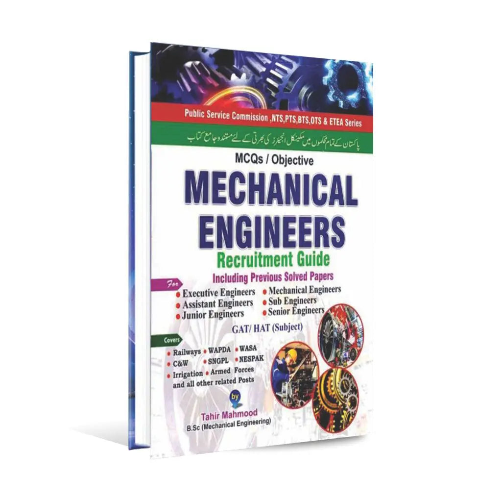 MCQs Mechanical Engineers Recruitment Guide Book For PPSC - MKG Multan ...